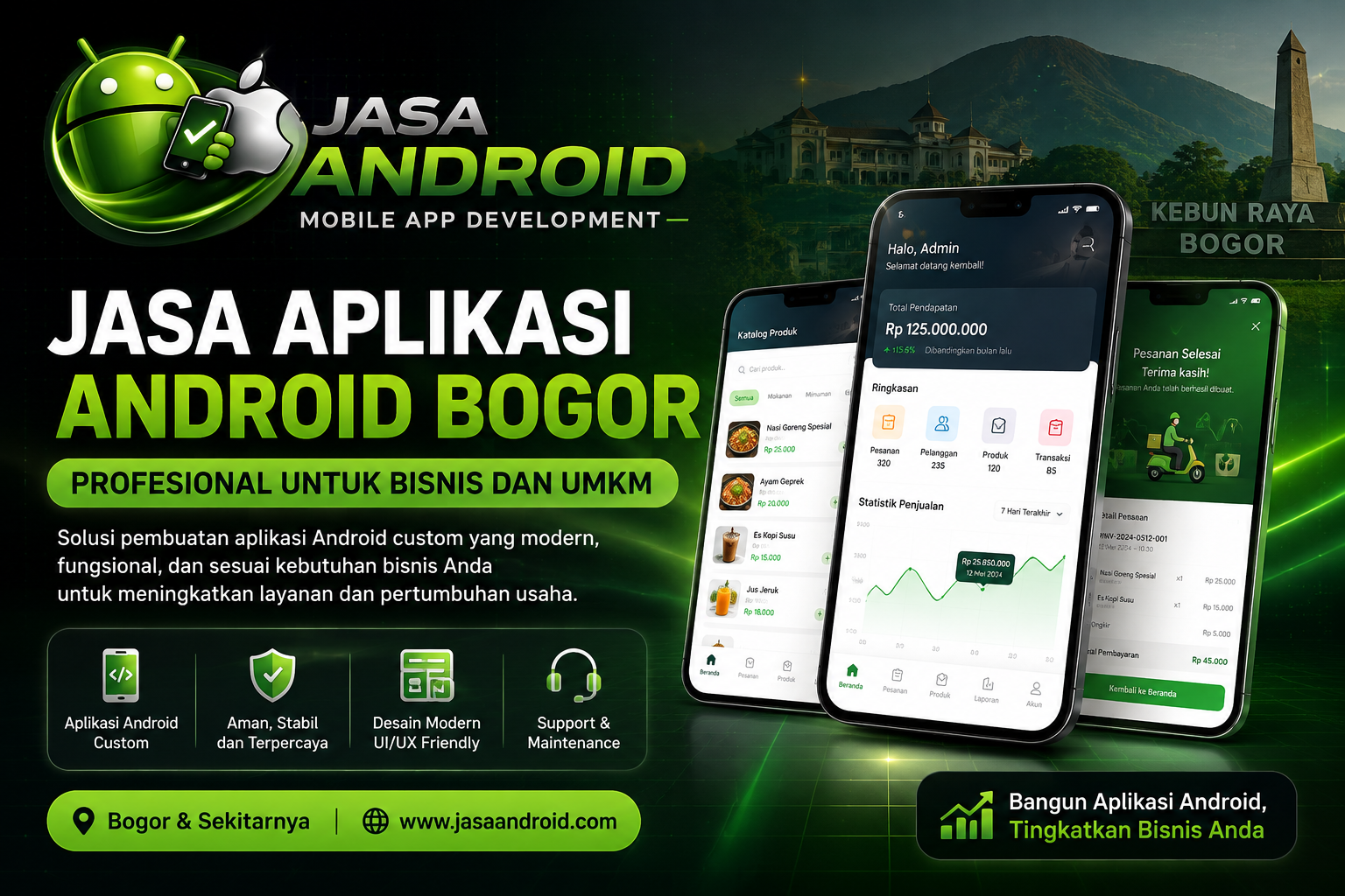 Jasa Aplikasi Android Bogor Profesional untuk Bisnis dan UMKM
